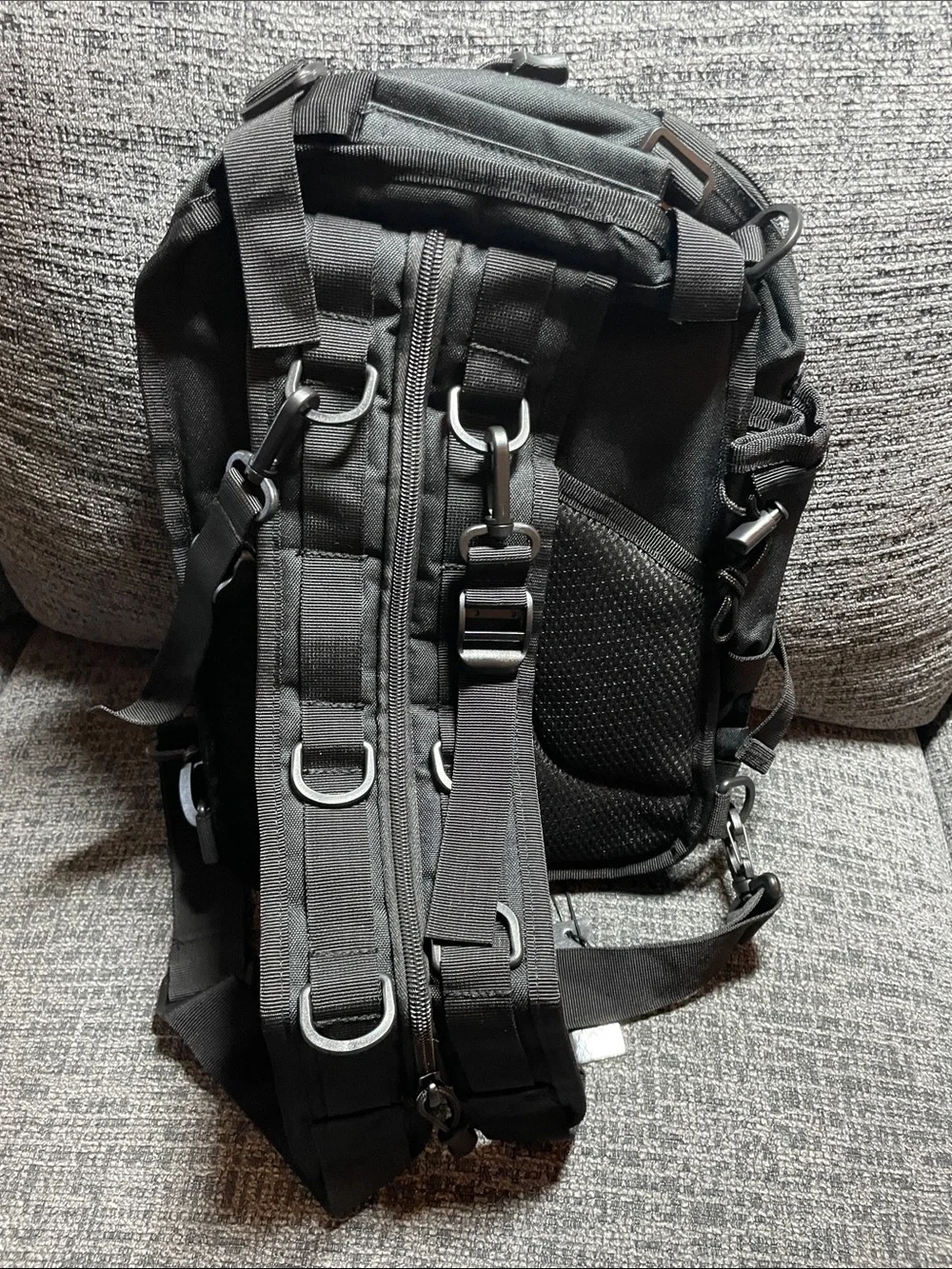 Black Tactical backpack Pack with MOLLE Webbing